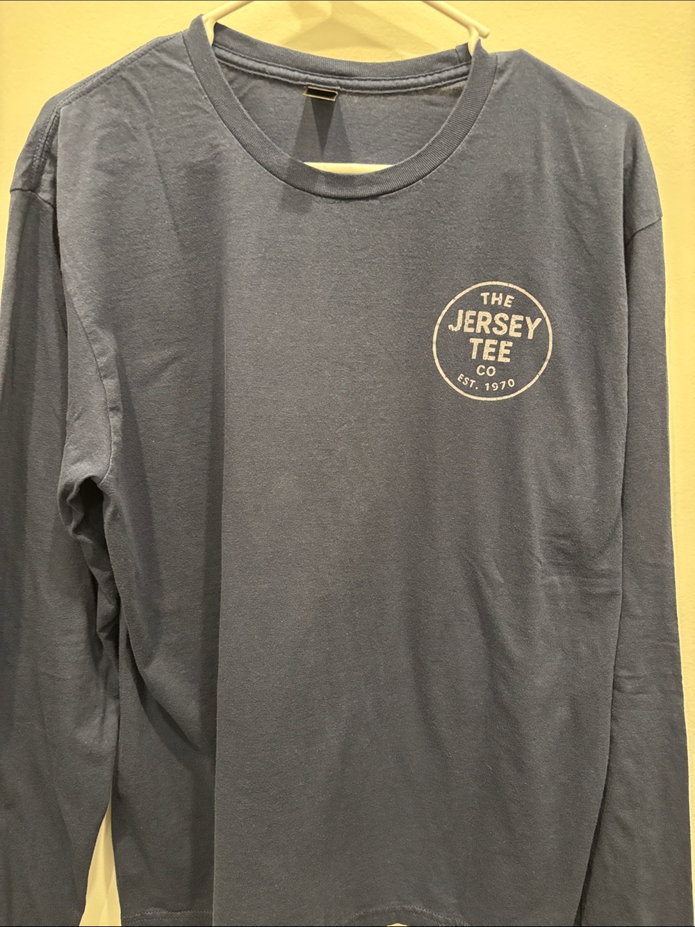 Men’s Long Sleeve Crew Tee - Slate Blue